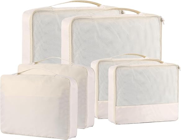 DoubleTrip Packing Cubes for Suitcases Carry on Luggage Organizer 6 Set Travel Accessories Lightw... | Amazon (US)