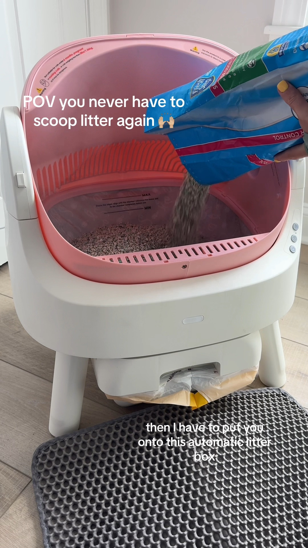 Say goodbye to odors and hello to a cleaner, fresher home with our automatic litter box that traps smells effortlessly! 🐾✨ 

#OdorFree #PetLovers #CleanHome #AutomaticLitterBox #FreshLiving #CatCare #SmellProof #PetTechnology #litterbox #amazonfind #amazonpet #amazoncat #catlover

#LTKHome #LTKPets