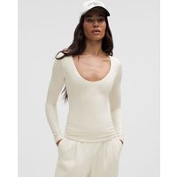 Wundermost Ultra-Soft Nulu V-Neck Long-Sleeve Shirt | Lululemon (US)