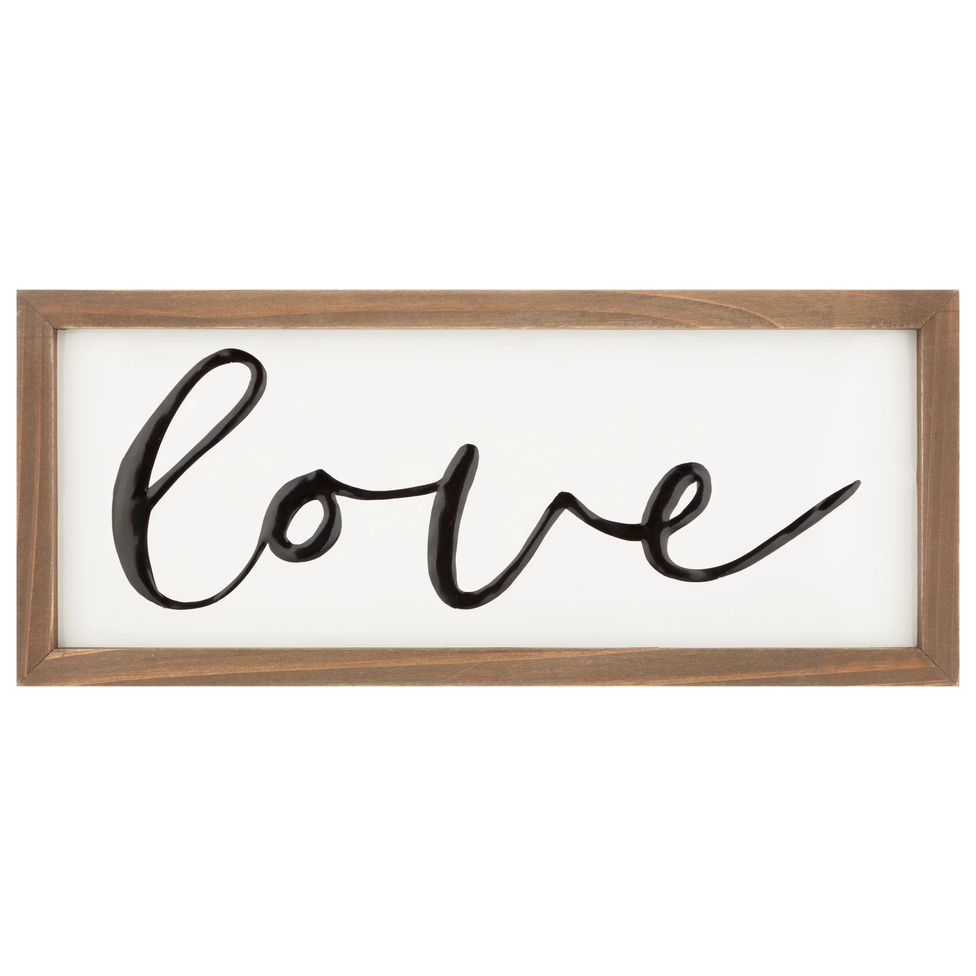 Decorative Wood "Love" Sentiment Tabletop Sign, 5"x8" | Walmart (US)
