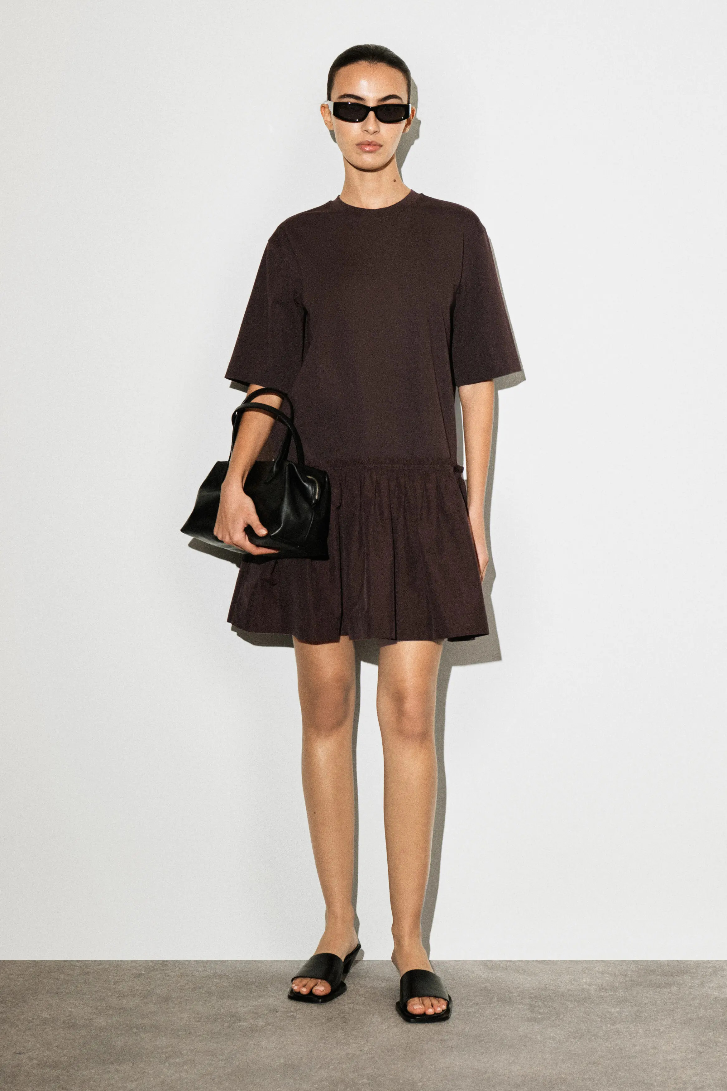 Panelled Dropped-waist Mini Dress (Women) | Nordstrom | Nordstrom