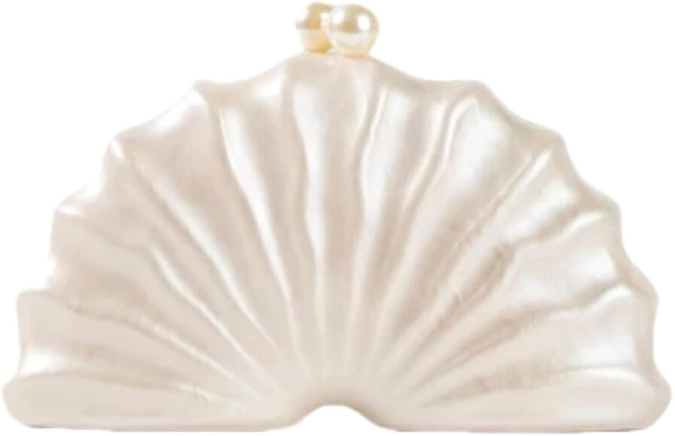 Women Acrylic Shell Shaped Clutch Luxury Marble Acrylic Evening Handbag Unique Chain Shoulder Bag... | Amazon (US)