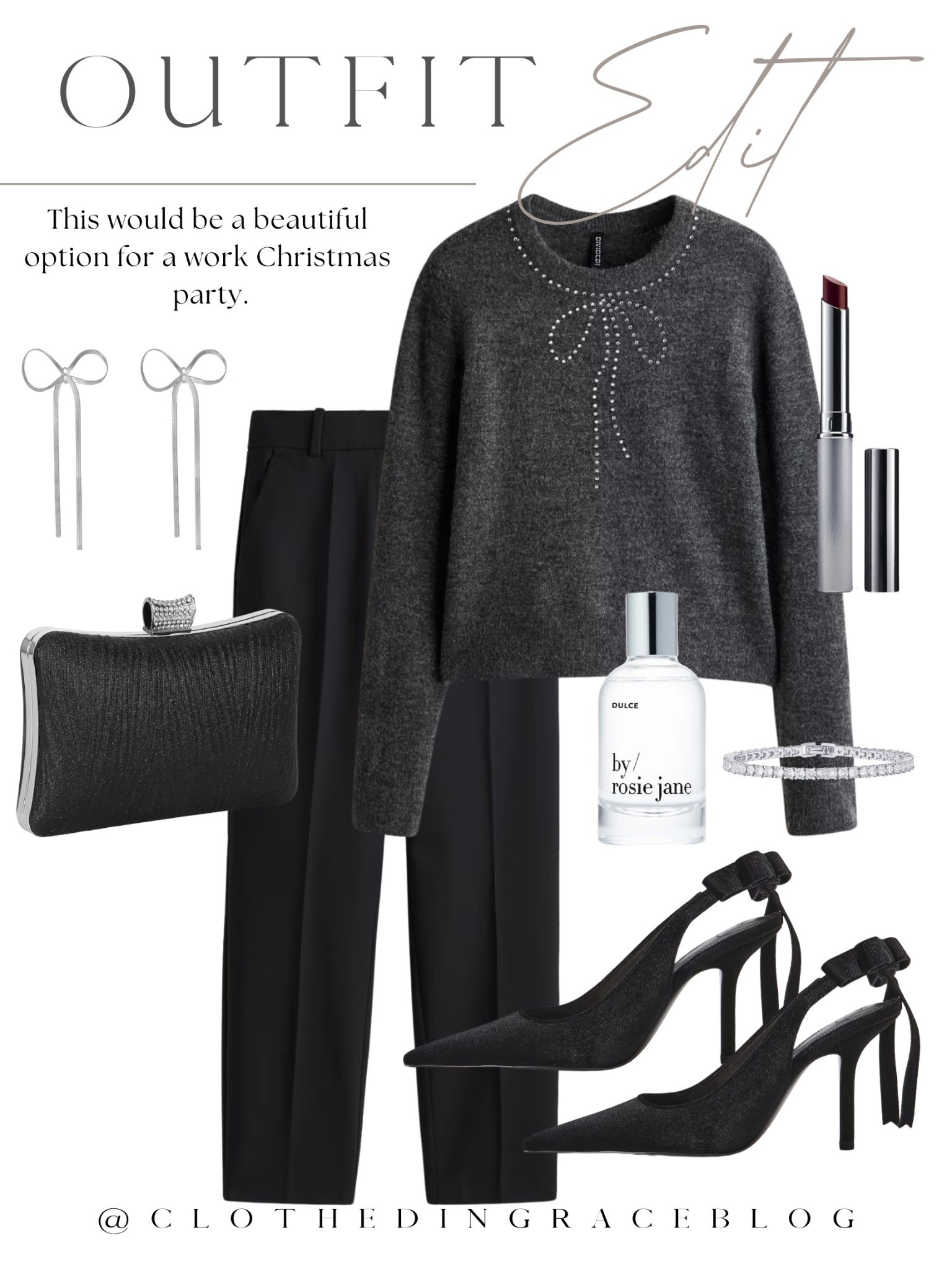 Classy Christmas party outfit 