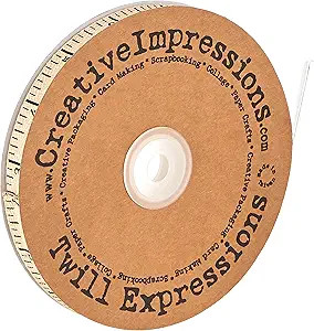 Creative Impressions Printed Twill .5" X25yd-Antique, 25-Yard, Anitque Ruler | Amazon (US)
