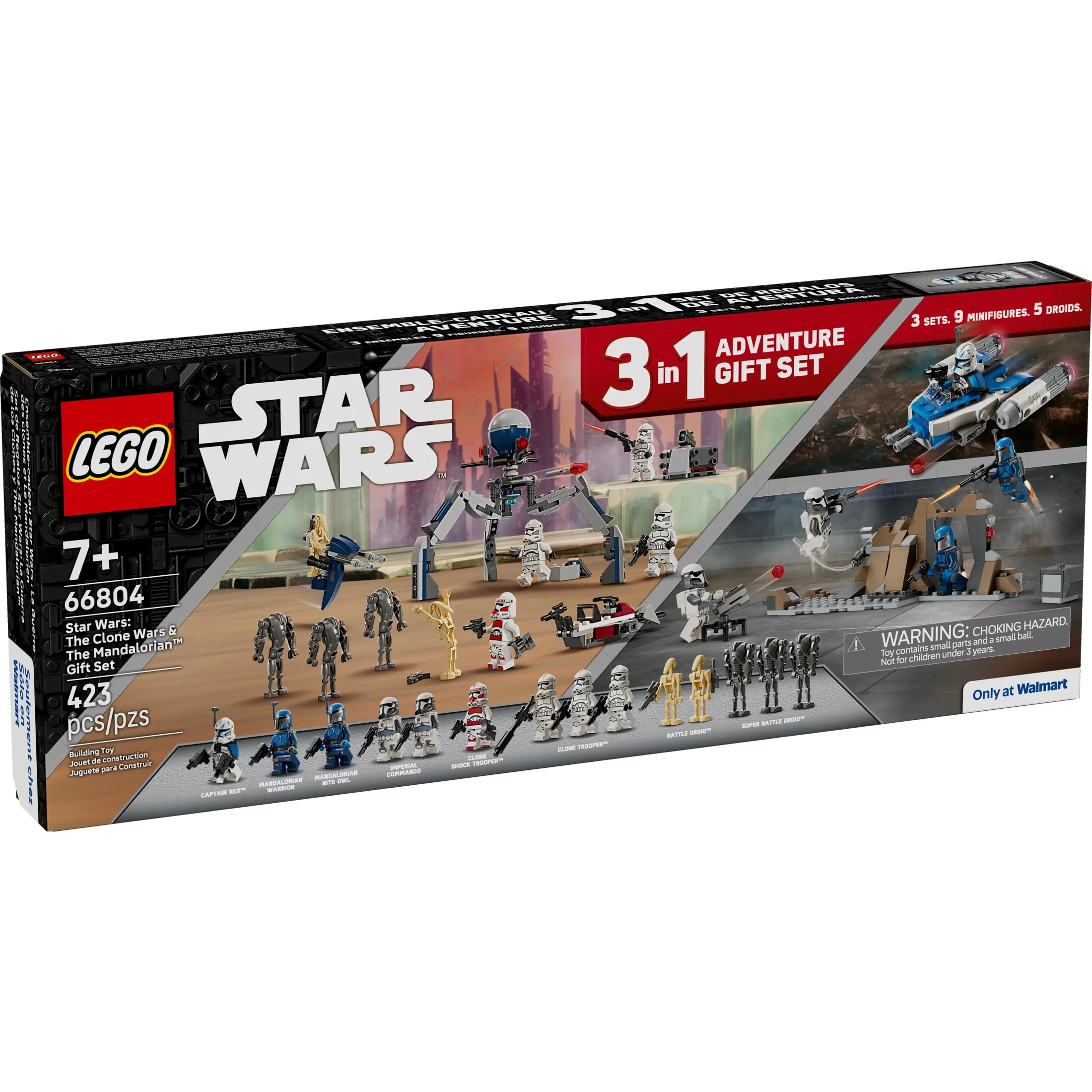 LEGO Star Wars: The Clone Wars & The Mandalorian Gift Set - Contains 3 sets in 1 box - Gift for C... | Walmart (US)