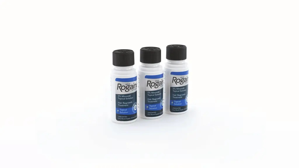 Men's Rogaine 5% Minoxidil Solution 3x 2 Fl oz | Walmart (US)