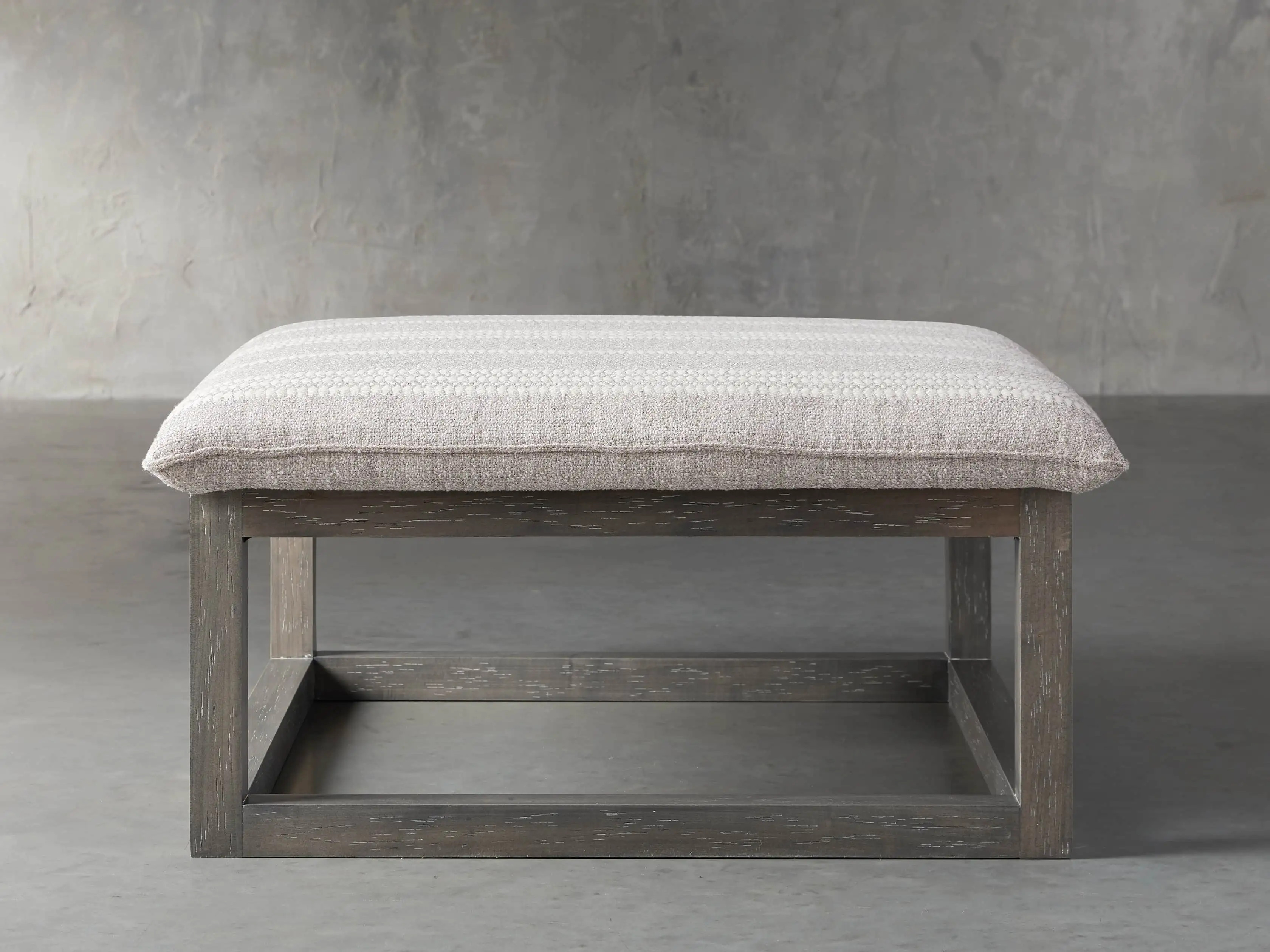 Ranch Upholstered 36"" Ottoman | Arhaus