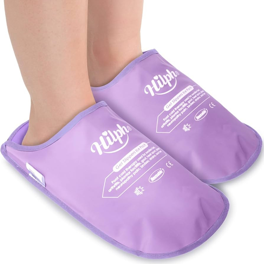 Hilph Foot Ice Pack Slippers for Plantar Fasciitis 2 Packs | Amazon (UK)