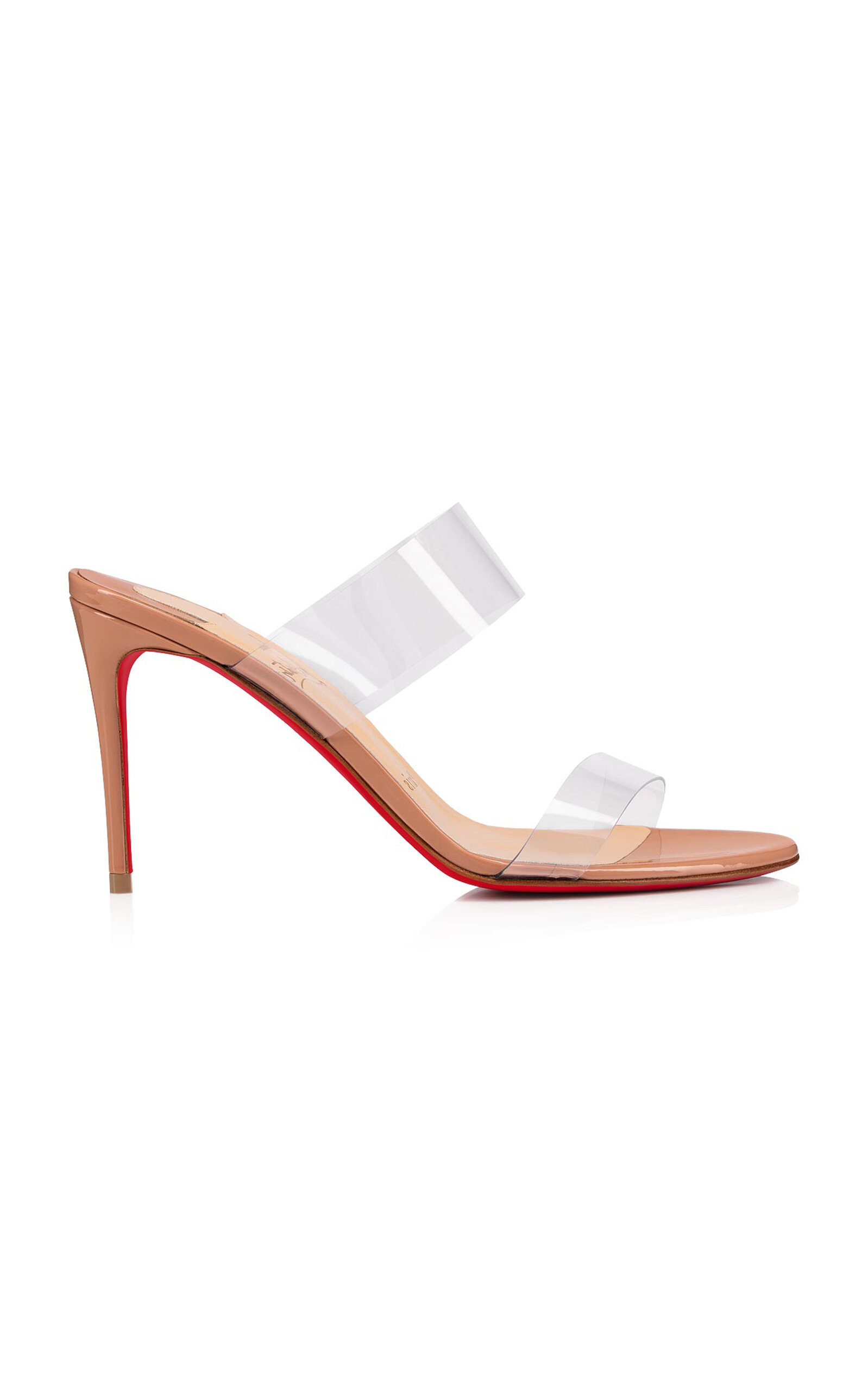 Christian Louboutin Just Nothing 85mm Patent PVC Sandals - Moda Operandi | Moda Operandi (Global)