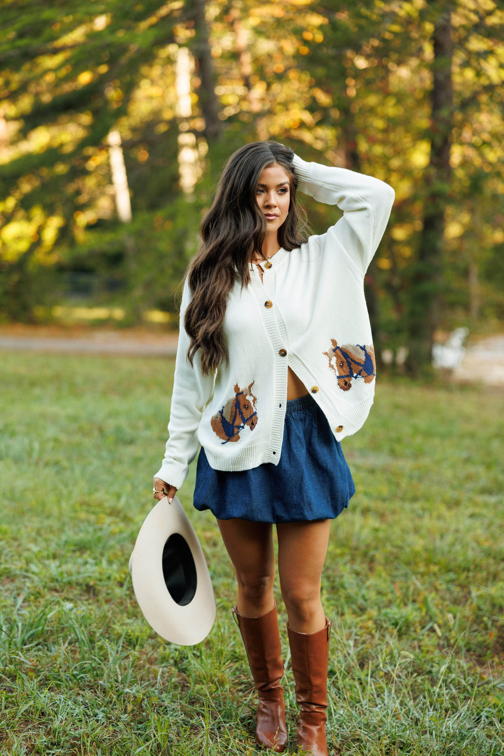 Pony Up Cardigan | Lane 201 Boutique