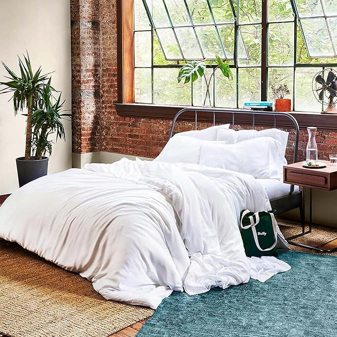 Buffy 100% Eucalyptus Lyocell Duvet Cover with Corner Ties - Protects and Covers Your Comforter/D... | Amazon (US)