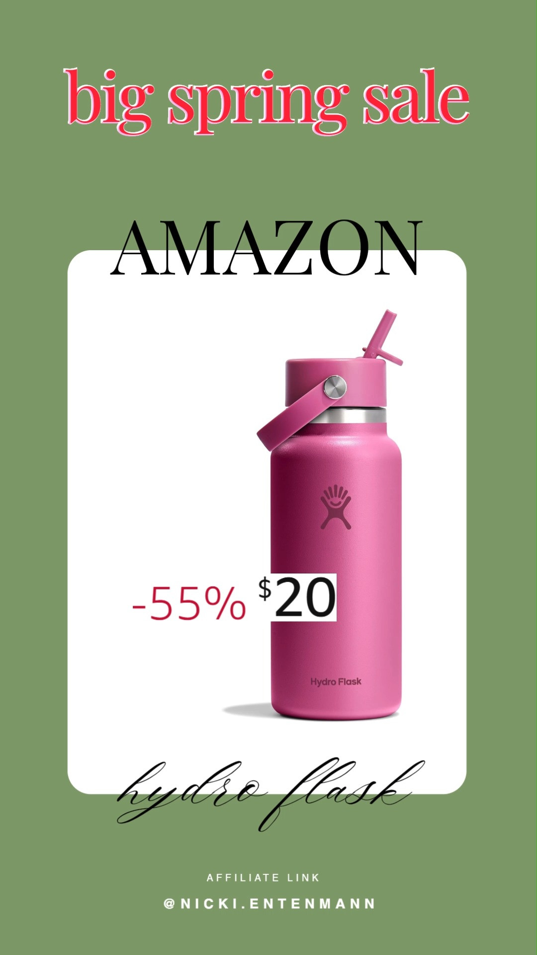 Hydro Flask water bottle keeps drinks cold or hot while adding sleek style to your everyday routine. Durable design makes hydration easy whether at the gym, office, or outdoors 💧🏋️‍♀️🌞  

#hydroflask #waterbottle #drinkware #hydration #outdoorgear #fitnessessentials #gymaccessories #travelbottle #homeessentials #sustainableliving 

 #LTKfitnessgoals #LTKSaleAlert #LTKTravel