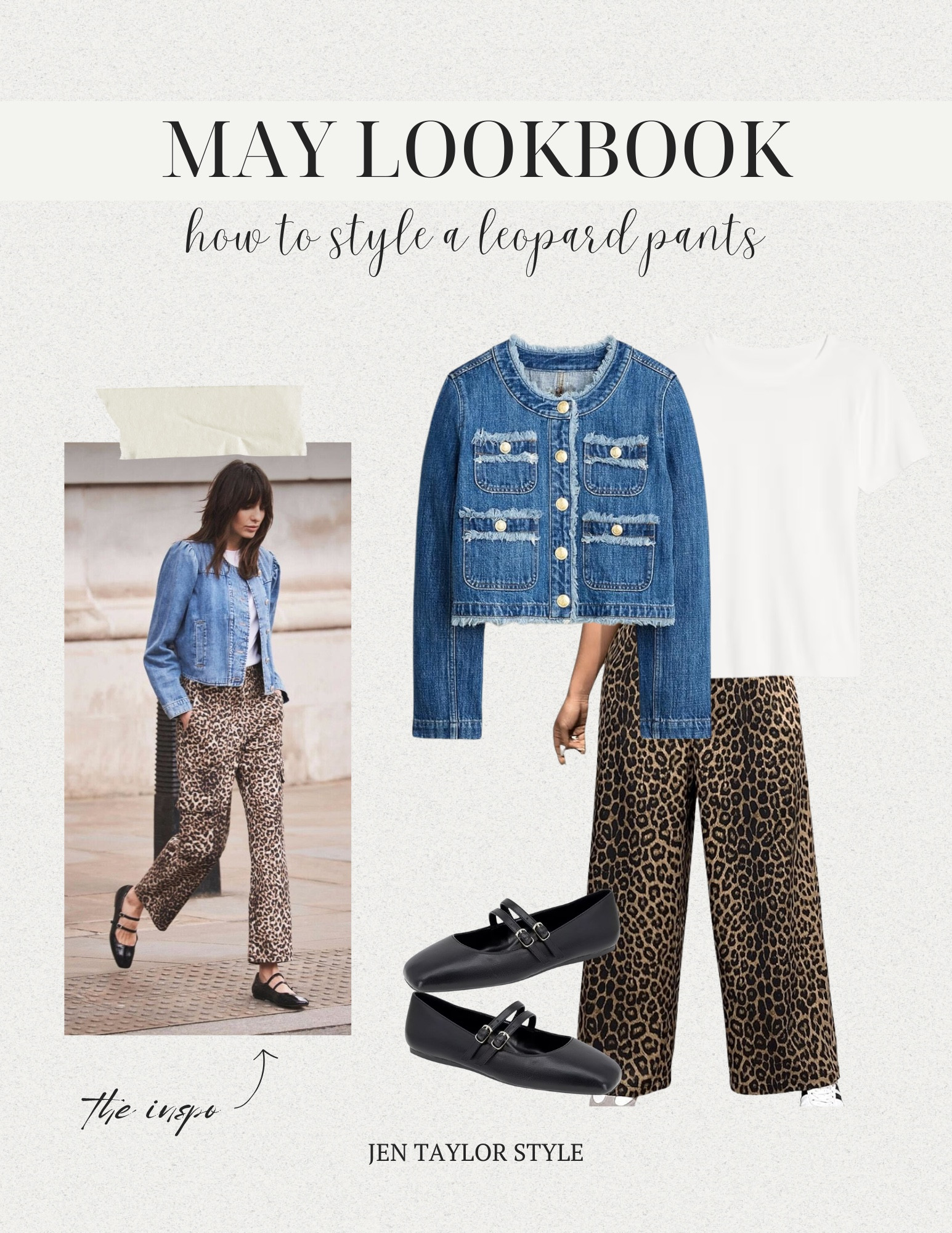 How to style cheetah pants with a denim jacket  

#LTKStyleTip #LTKFindsUnder100 #LTKPlusSize