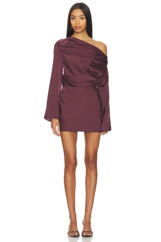 SNDYS Calissa Mini Dress in Plum from Revolve.com | Revolve Clothing (Global)