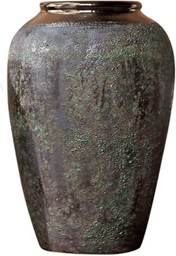 LQX WANGXIAOYUE Vase Simple Stoneware Flower Ornaments Ceramic Vase Handicraft Ornaments (Color :... | Amazon (US)
