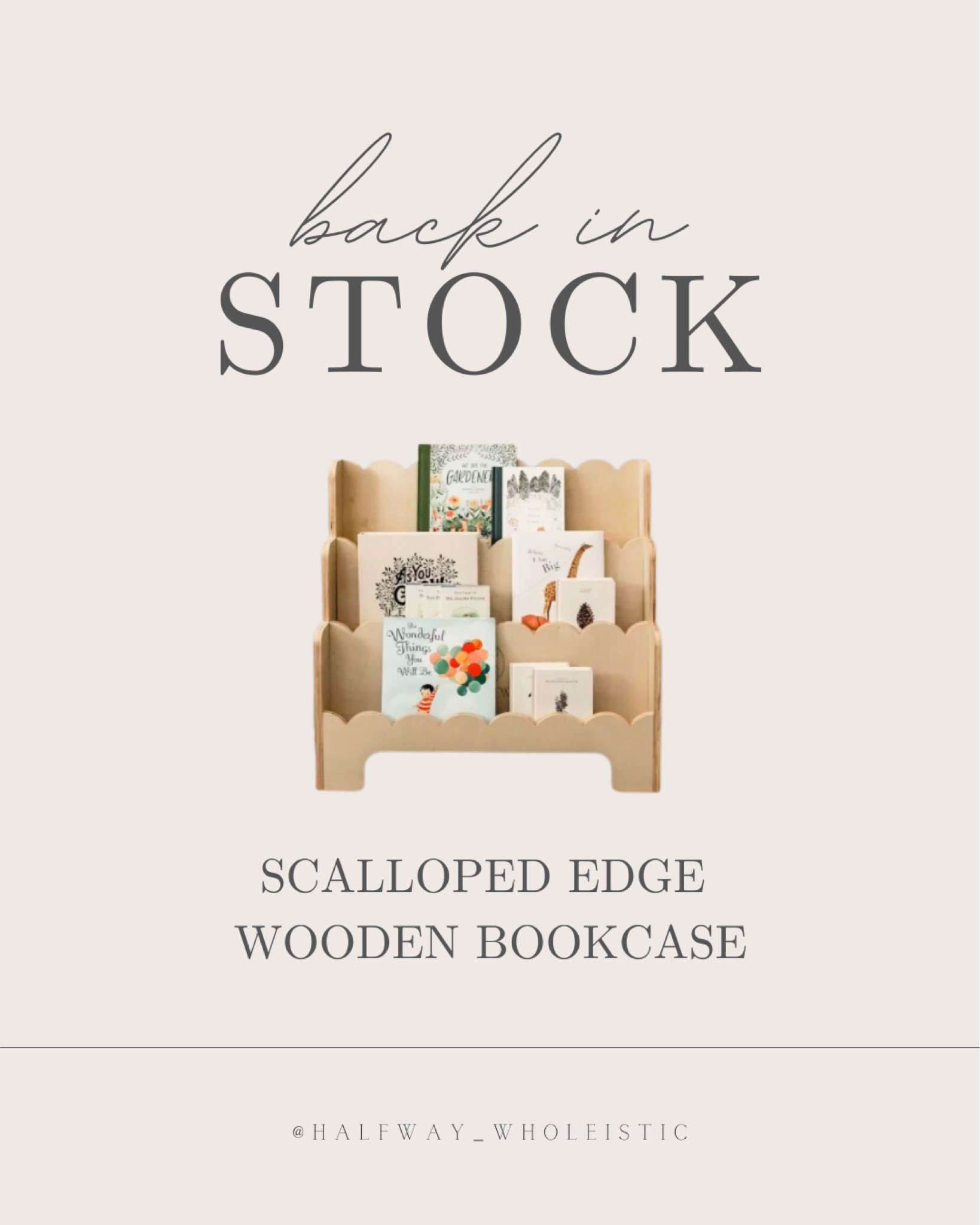 This adorable scalloped edge bookcase from Amazon is back in stock! Perfect for any kids room or playroom.

#bookshelf #montessori #toddler #nursery #storage 

#LTKhome #LTKfamily #LTKkids