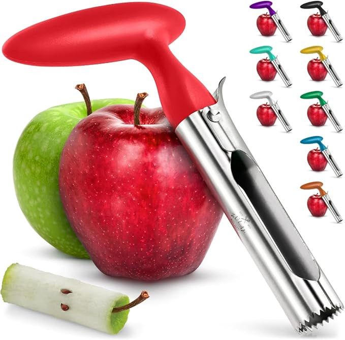 Zulay Kitchen Premium Apple Corer Tool - Ultra Sharp, Stainless Steel, Serrated Blades for Easy C... | Amazon (US)