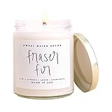 Sweet Water Decor Fraser Fir Candle | Evergreen, Cedar, Winter Holiday Scented Soy Candles for Home  | Amazon (US)