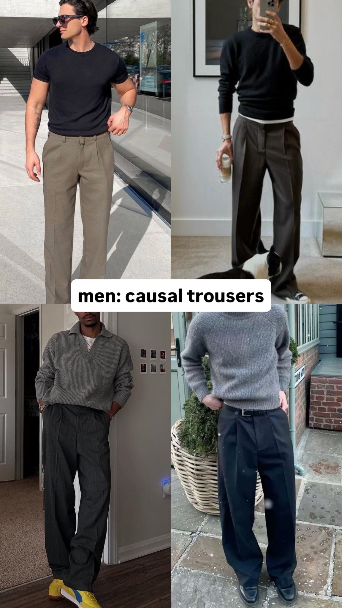 The best causal trousers for men. Wear these with a tshirt, a sweater, a sweater polo, so much! 

#LTKMens