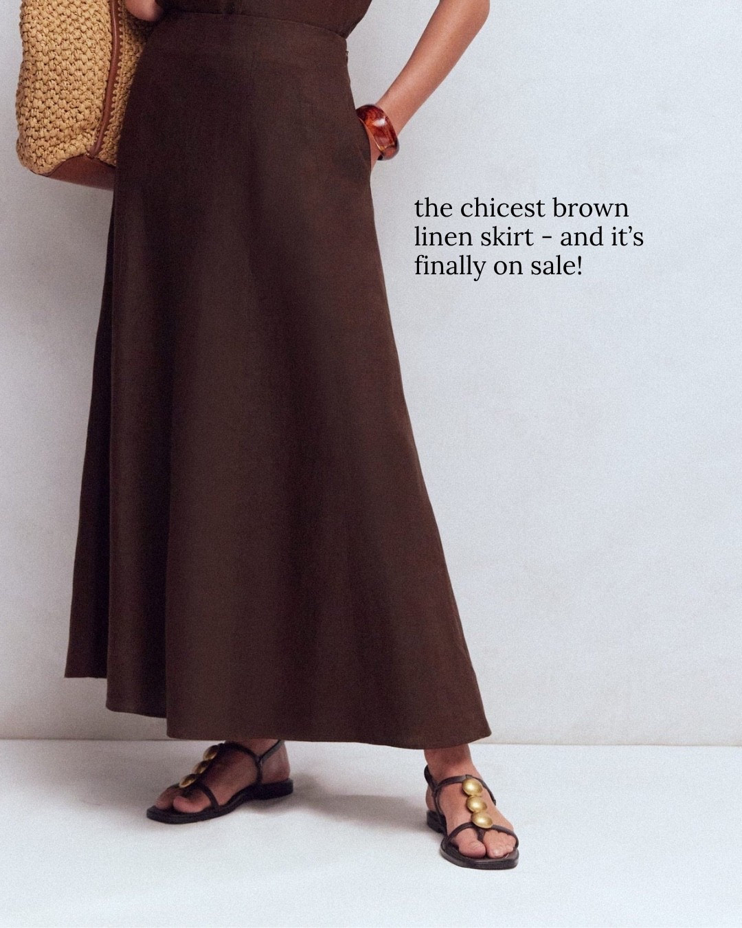 LOVE brown for summer and this linen skirt is so good!

Summer outfit, summer fashion

#LTKOver40 #LTKSaleAlert