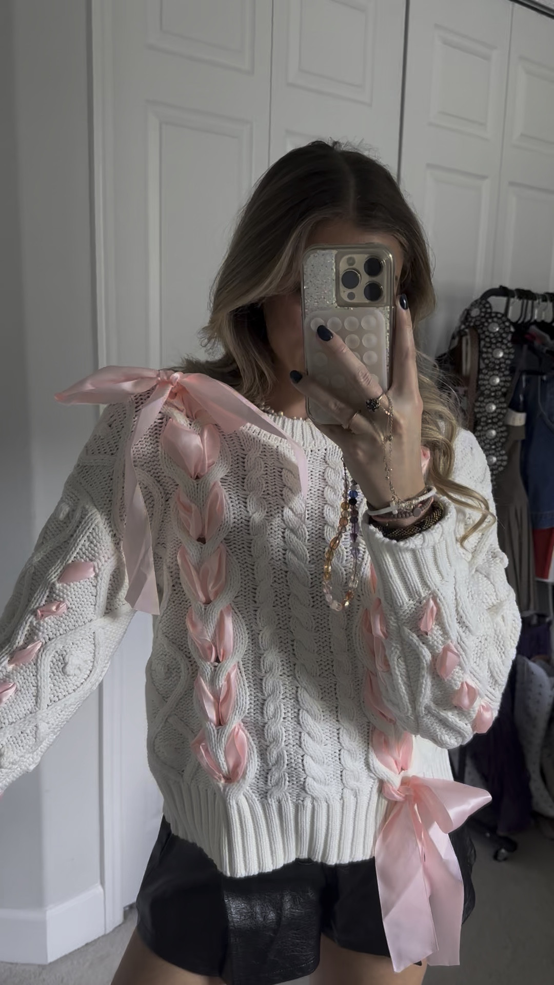 Ribbon knit sweater. my monthly haul of all things @FOREVER 21 i scour the F21 website for the best of the best and i need to share these with yall cause they’re good!! 🤎 perfect for fall fashion!!! They are 🔗 in my LTK & my Forever 21 Storefront. https://liketk.it/4VpcA

#forever21 #forever21finds #forever21haul #forever21ambassador #tryonhaul #forever21clothes #tryon #tryonwithme #trendyoutfits #trendyclothes #forever21fallhaul #f21finds #f21xme #walmartclothing #winterfashion #winterclothinghaul #fallclothinghaul #fallhaul #clothinghaul #falltrends #shoppinghaul forever 21, forever 21 haul, forever 21 finds, f21 fashion, forever 21 fall fashion, new arrivals, fall fashion, dresses for fall, unboxing shopping haul, shopping haul, outfit, outfit of the day, outfit inspo, outfit ideas, styling, try on, fashion, affordable fashion. 

#LTKHoliday #LTKWatchNow #LTKFindsUnder50