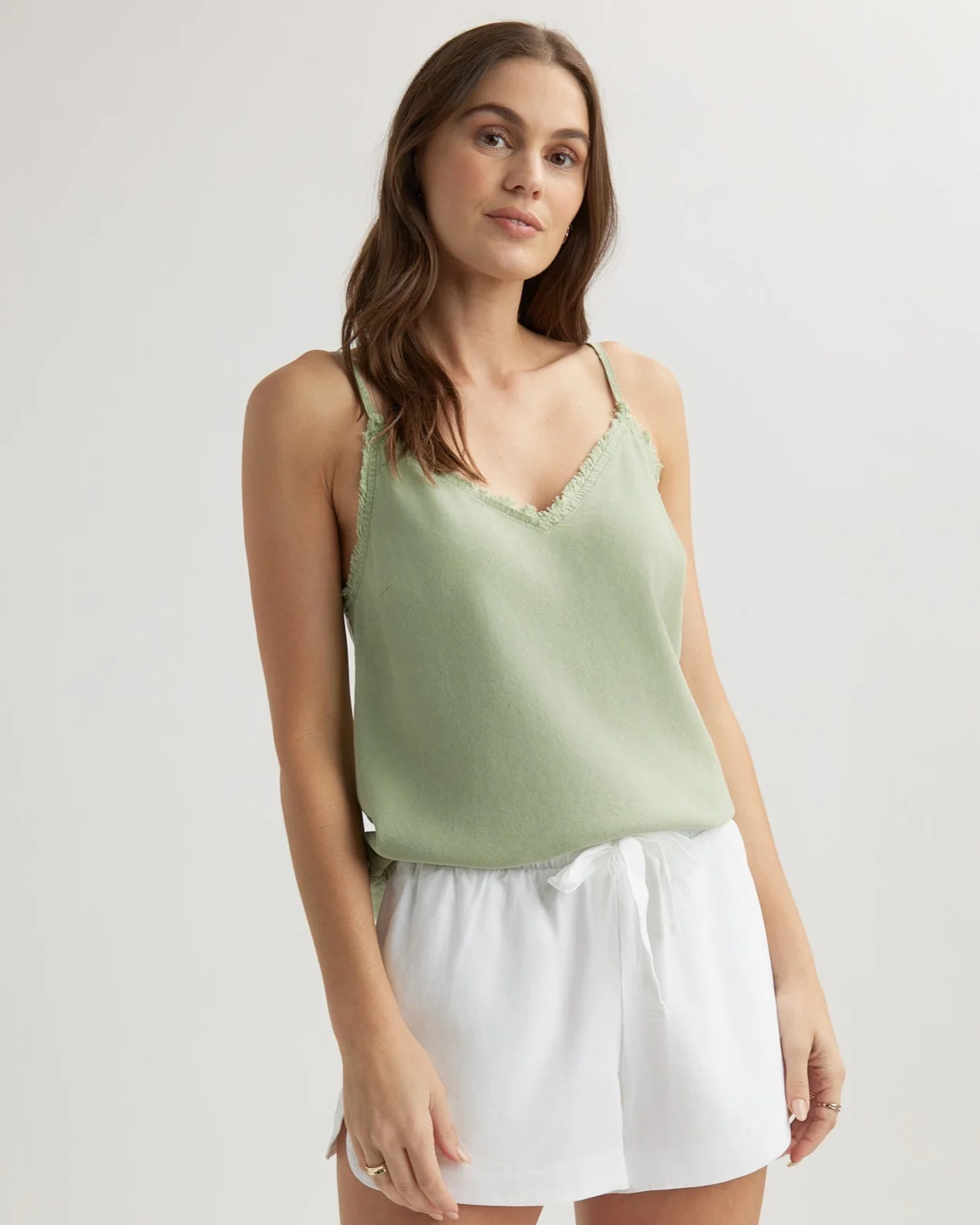 FRAYED CAMI OLGRV - Bella Dahl | Bella Dahl