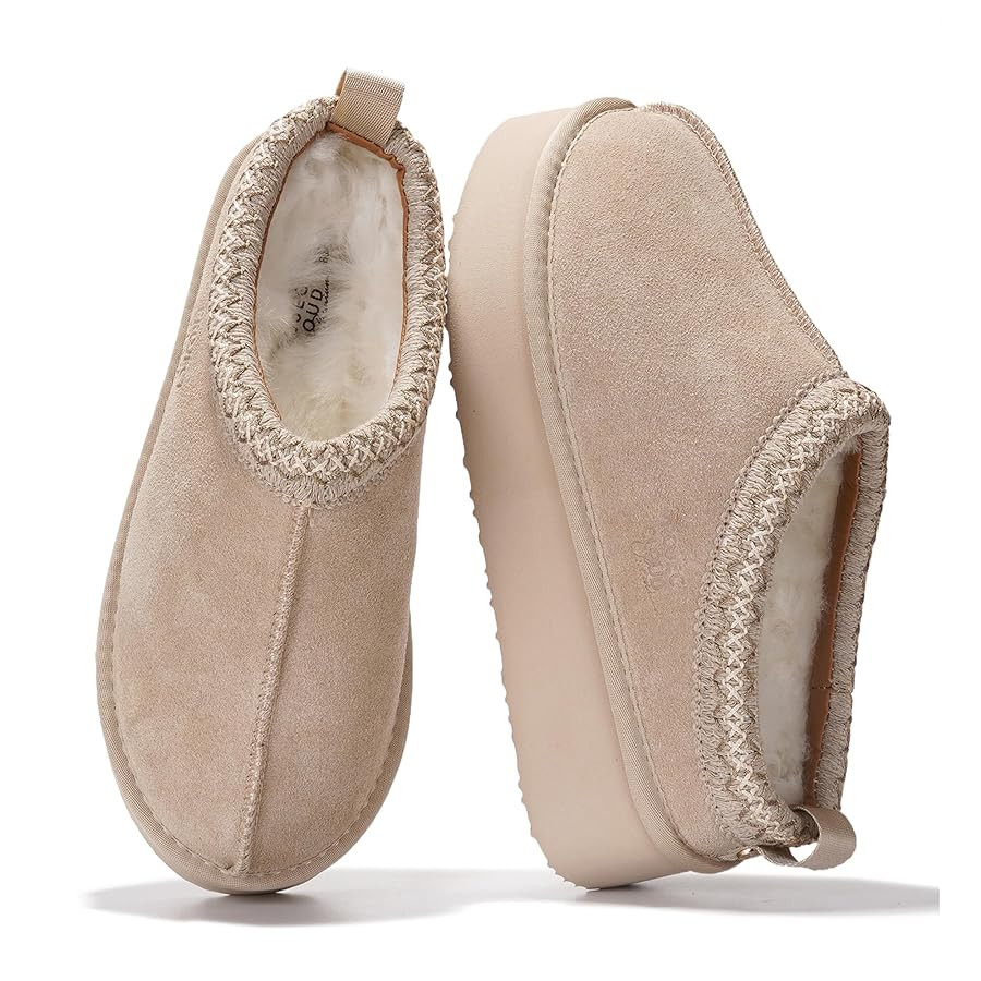 Project Cloud 100% Genuine Leather Platform Slippers for Women – Soft Memory Foam Womens Slippe... | Amazon (US)