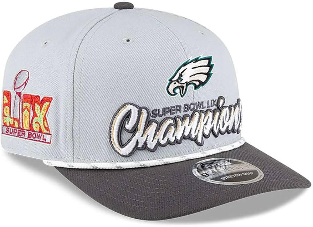 New Era Men's NFL Super Bowl LIX Champions Locker Room Trophy Collection 9SEVENTY Rope Adjustable... | Amazon (US)