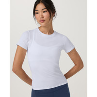 Vuori Pose Fitted T-Shirt Long | White | XXL | Vuori Clothing (US & Canada)