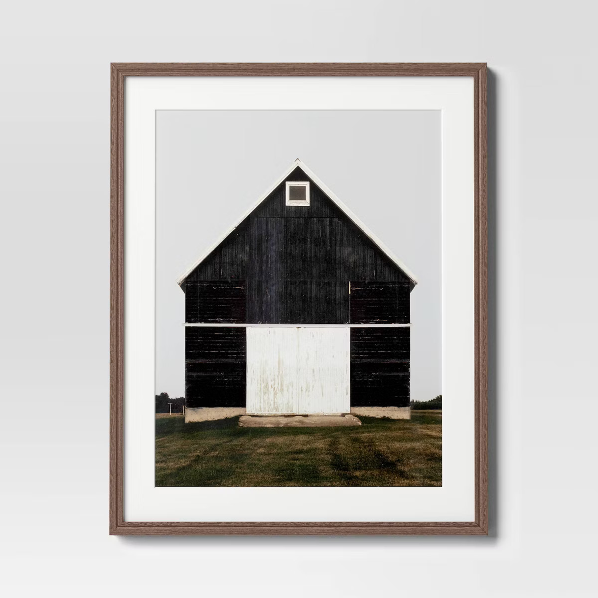 24" x 30" Barn Framed Poster Black - Threshold™: Countryside Elegance, Vintage Artistry | Target
