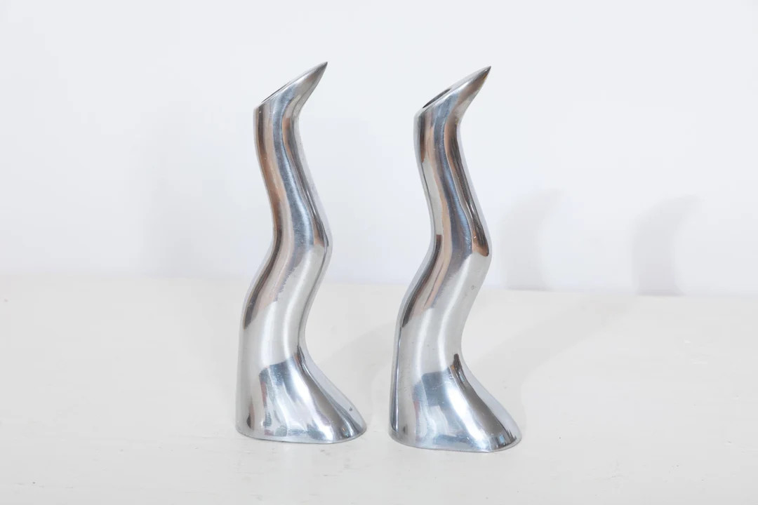 Candlestick Holders Anna Everlund Ljusstake Aluminum - Etsy | Etsy (US)