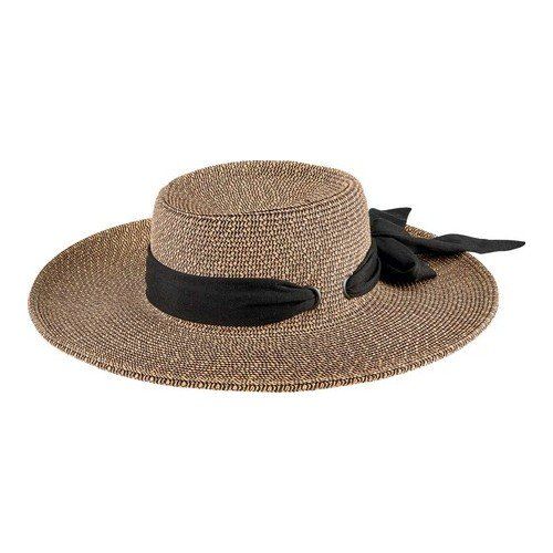 Women's San Diego Hat Company Boater Sun Hat with Scarf Bow UBM4482 | Walmart (US)