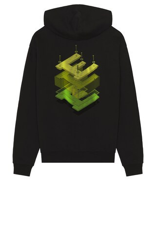 Etai LA 3D Print Mechanical E Hoodie in Black - Black. Size L (also in M, S, XL/1X). | FWRD 