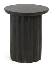 20in Fluted Accent Table Plant Stand | TJ Maxx