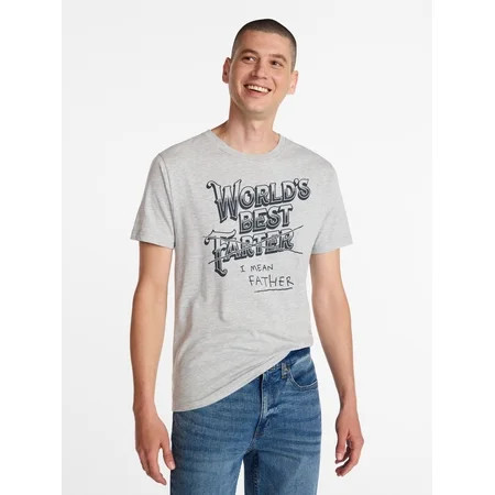 Father s Day Men s WBF1 Color Graphic Tee by Way to Celebrate Sizes XS-5XL | Walmart (US)