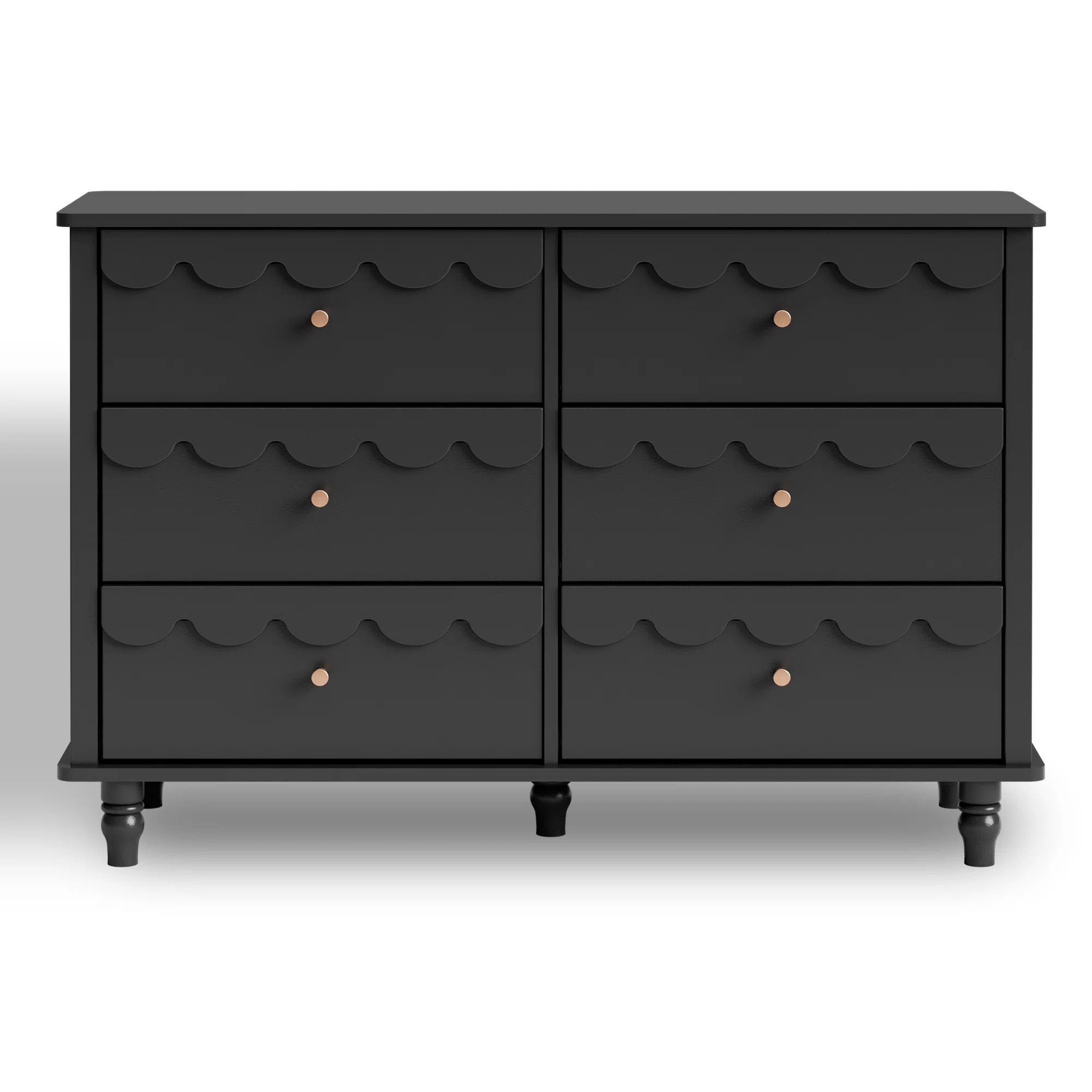 Dorlan 6 Drawer 43.1" W Laced Dresser | Wayfair North America