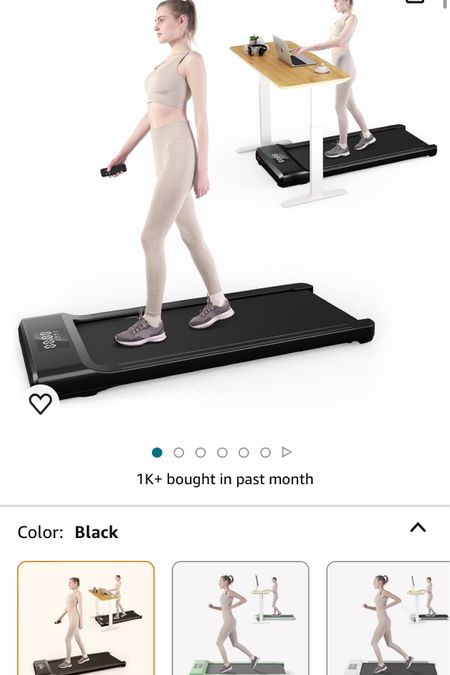 Walking pad for standing desk that supports weight up to 300lbs for plus size womenn