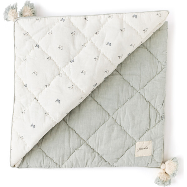 Hatchlings Bunny Nursery Blanket, Blue | Maisonette