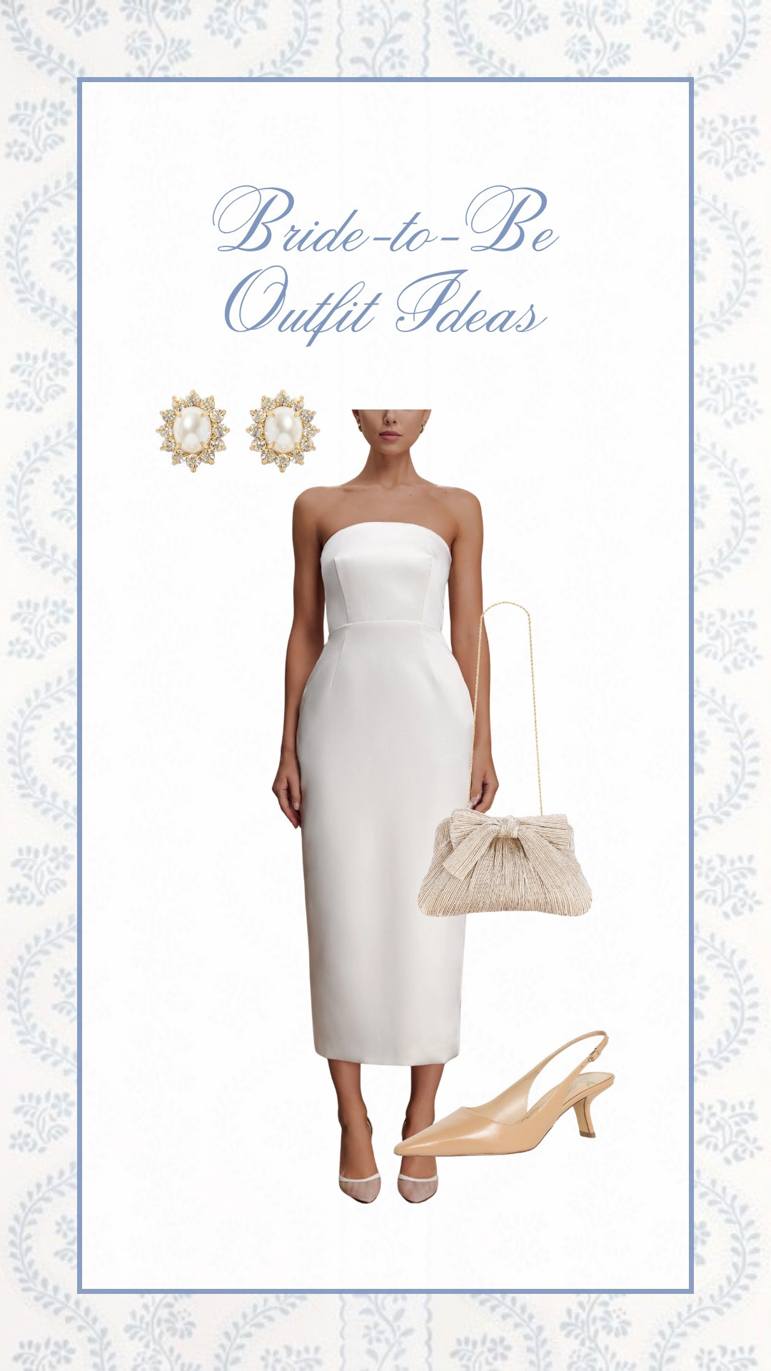 Outfit idea for the bride-to-be!

Bridal outfit // white dress