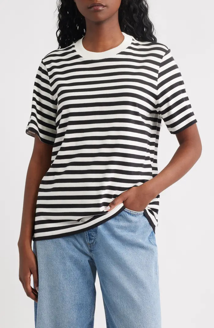 & Other Stories Stripe Organic Cotton T-Shirt | Nordstrom | Nordstrom