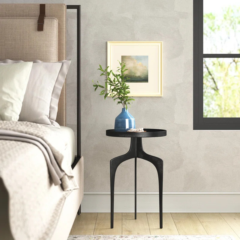 Eton Tray Top Pedestal End Table | Wayfair Professional