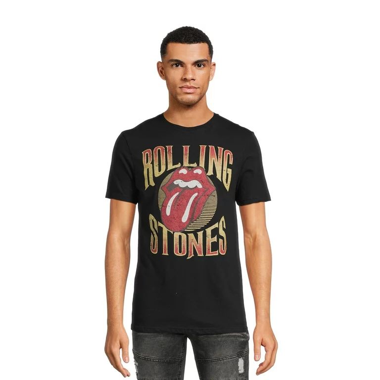 Rolling Stones Classic Men’s & Big Men’s Graphic Tee with Short Sleeves, Sizes S-3XL - Walmar... | Walmart (US)