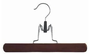 Wooden Clamp Style Pant/Skirt Hanger for Skirt/Pants | Wayfair North America