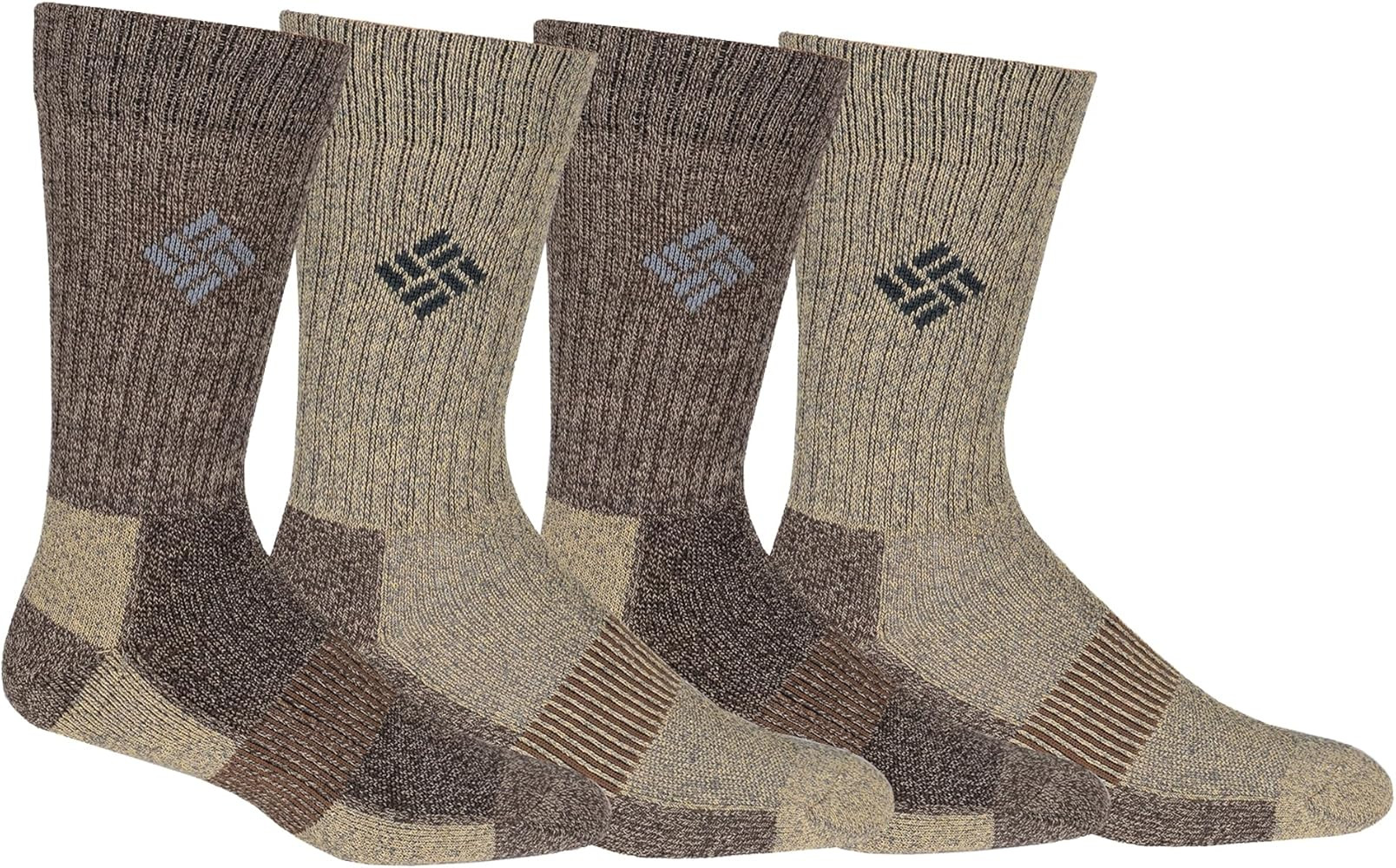 Columbia Men's 4 Pack Mositure Control Crew Socks | Amazon (US)