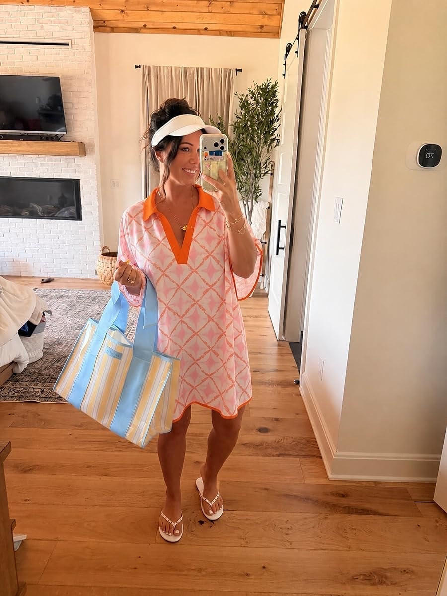 Vacation vibes in one outfit! ☀️ This lightweight cover-up is adorable, flattering, and perfect for the beach, pool, or resort. Such a cute throw-on-and-go piece!

#LTKdayinmylife #LTKmomlife #LTKootd