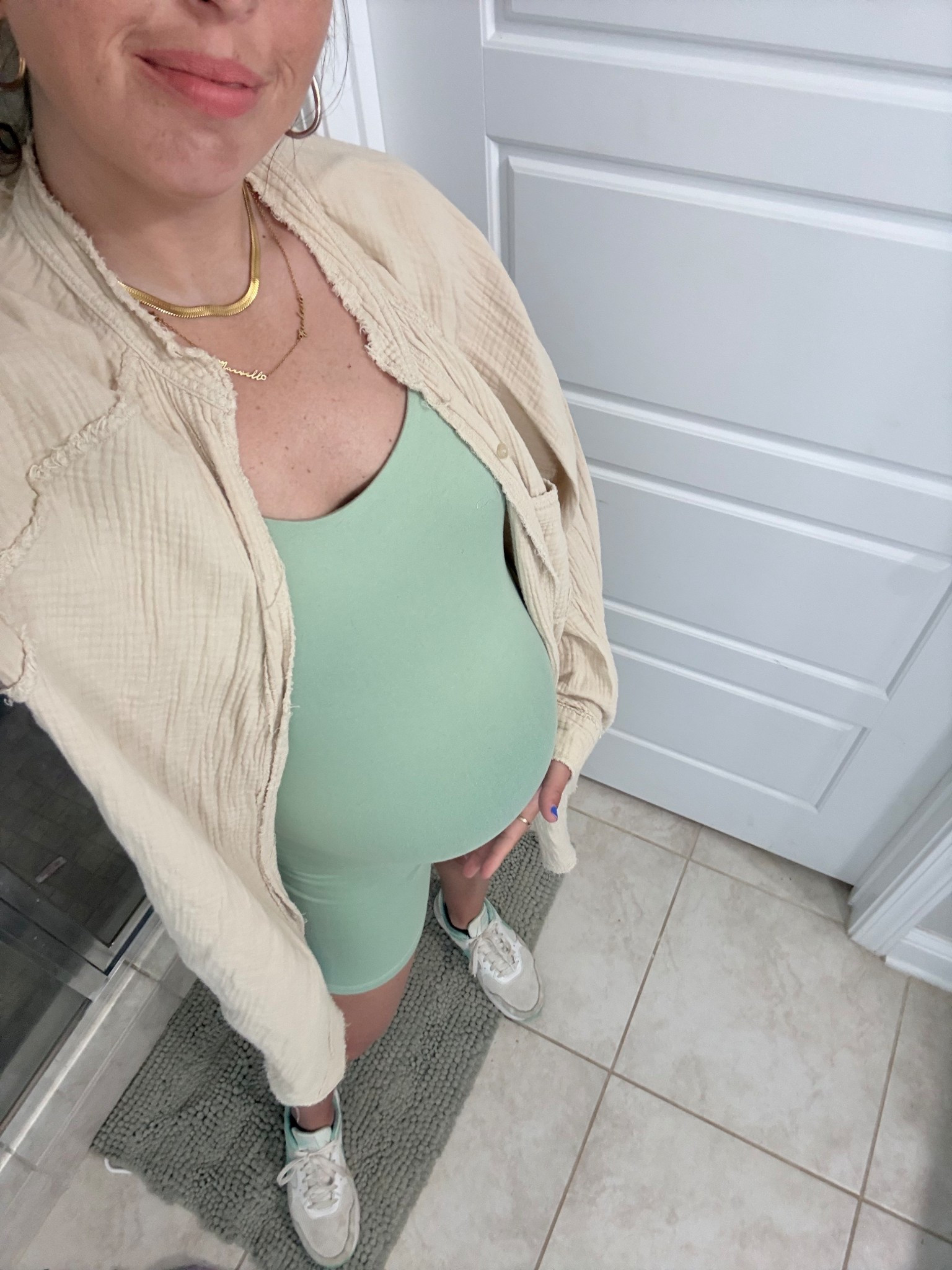 Bump fit check 

#LTKmomlife #LTKootd #LTKgrwm