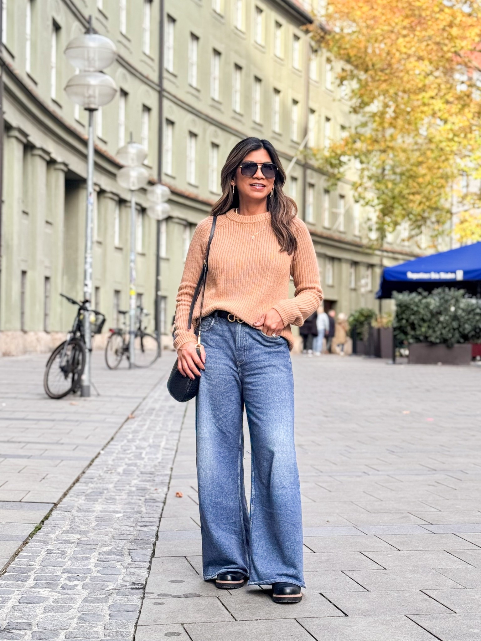 I’m 5’2” 118#ish for reference 
Munich Sightseeing Outfit  in the Fall(October).
Sweatpant Jeans: Size down in the jeans. I’m wearing size 25(typically 26 in jeans). These are ankle pants and I’m wearing Chelsea boots. I’m also linking the full length jeans. Wearing the wash Venice.
Sweater in XS. If you want a looser fit size up.
Jacket in small(not seen here)
Boots tts.
Black crossbody bag is in size small. 
I’m also wearing thermal pants.
Travel outfit, jeans, what I wore fall in Europe, Amazon finds, fall outfits,fashion over 40, over 50 style, midlife fashion, petite fashion,midlife fashion, affordable fashion, fashion over40 

#LTKPetite #LTKOver40 #LTKTravel



#LTKFindsUnder50 #LTKStyleTip #LTKFindsUnder100