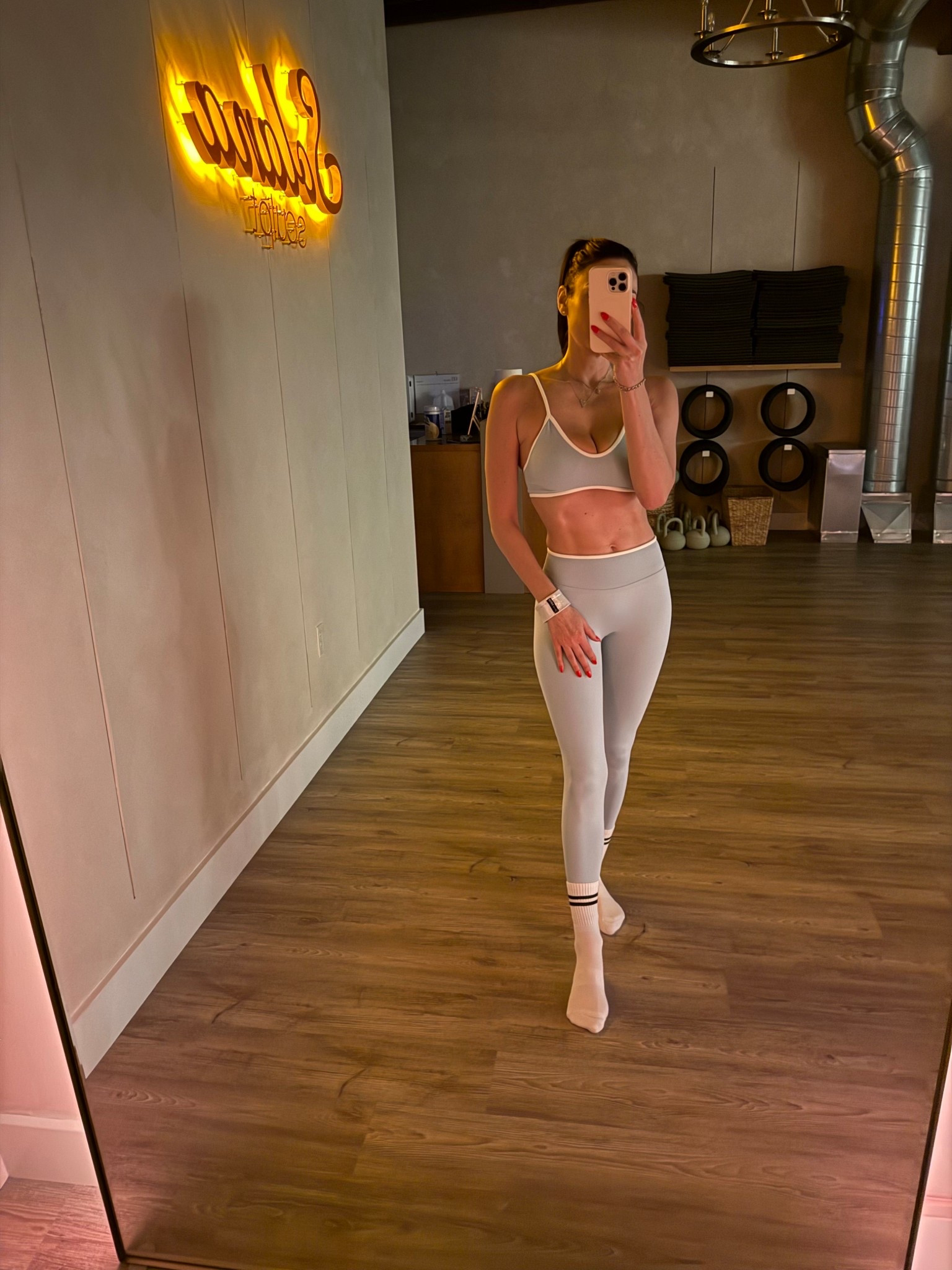 Pilates Babes I did all the moves and all the goods stayed put with the flattering comfy material! Wearing size Small

#LTKfitnessgoals #LTKActive #LTKdayinmylife