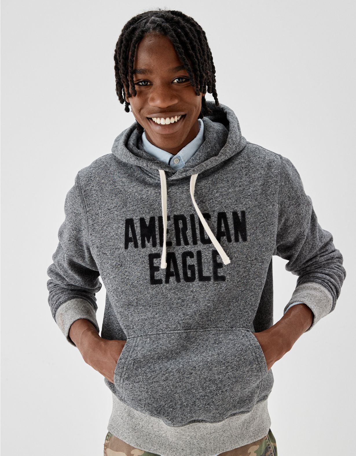 AE Super Soft Fleece Graphic Hoodie | American Eagle Outfitters (US & CA)