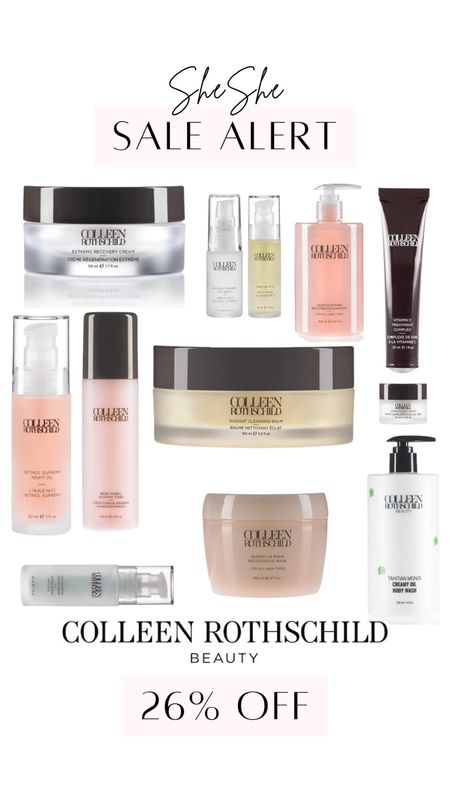Colleen's Birthday Bash
Receive 26% off sitewide with code: CELEBRATE - NOW through 9/26!!!
I especially love the Cleansing Balm, Face Oil, and glycolic peel pads. 
@colleenrothschild #skincare #antiaging #colleenrothschild 

#LTKsalealert #LTKbeauty #LTKover40